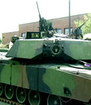 Abrams Tank coated with CARC Coatings